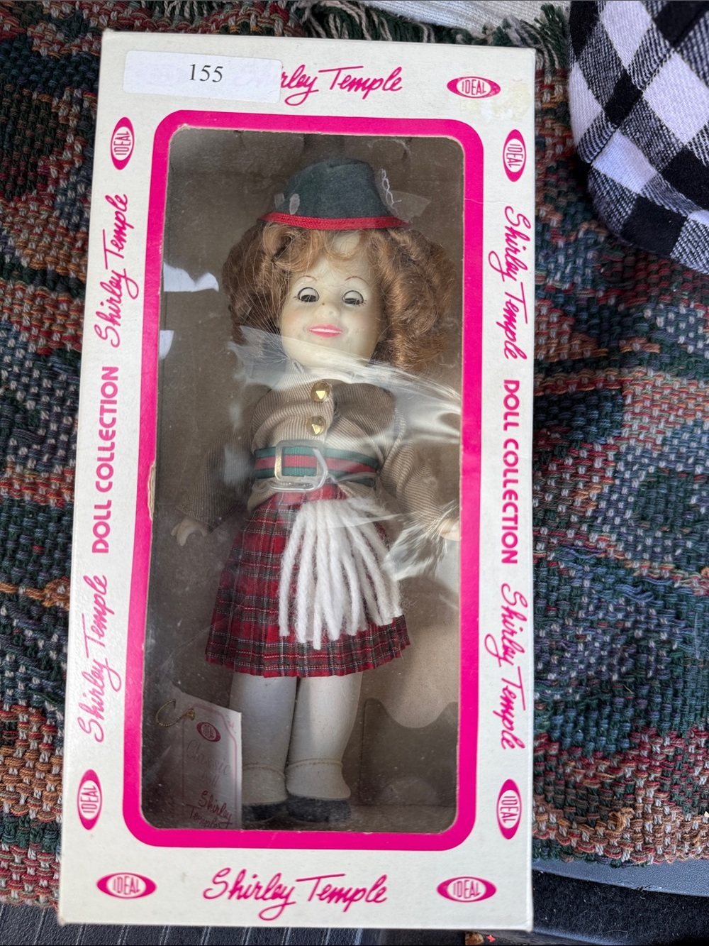 Scottish Doll in Red Tartan Outfit